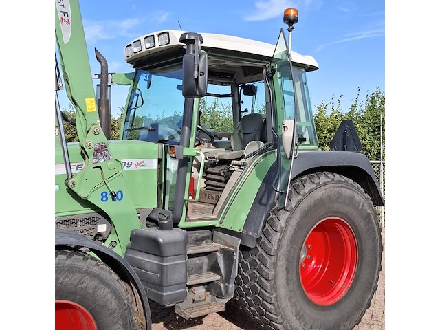 Land- of bosbouwtrekker, fendt, 309 vario, 2009, met stoll robust fz 20 voorlader en grondbak - afbeelding 11 van  57