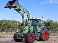 Land- of bosbouwtrekker, fendt, 309 vario, 2009, met stoll robust fz 20 voorlader en grondbak - afbeelding 1 van  57