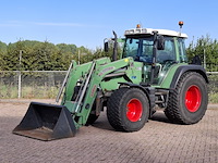 Land- of bosbouwtrekker, fendt, 309 vario, 2009, met stoll robust fz 20 voorlader en grondbak - afbeelding 12 van  57
