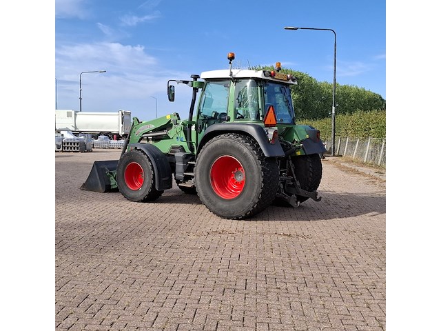 Land- of bosbouwtrekker, fendt, 309 vario, 2009, met stoll robust fz 20 voorlader en grondbak - afbeelding 34 van  57