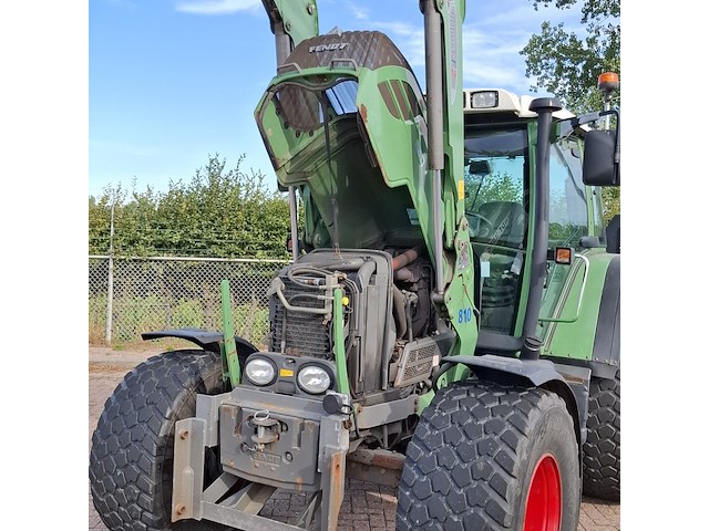 Land- of bosbouwtrekker, fendt, 309 vario, 2009, met stoll robust fz 20 voorlader en grondbak - afbeelding 50 van  57