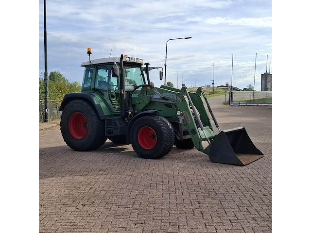 Land- of bosbouwtrekker, fendt, 309 vario, 2009, met stoll robust fz 20 voorlader en grondbak - afbeelding 56 van  57