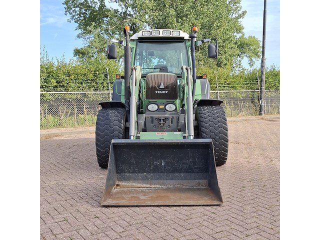 Land- of bosbouwtrekker, fendt, 309 vario, 2009, met stoll robust fz 20 voorlader en grondbak - afbeelding 57 van  57