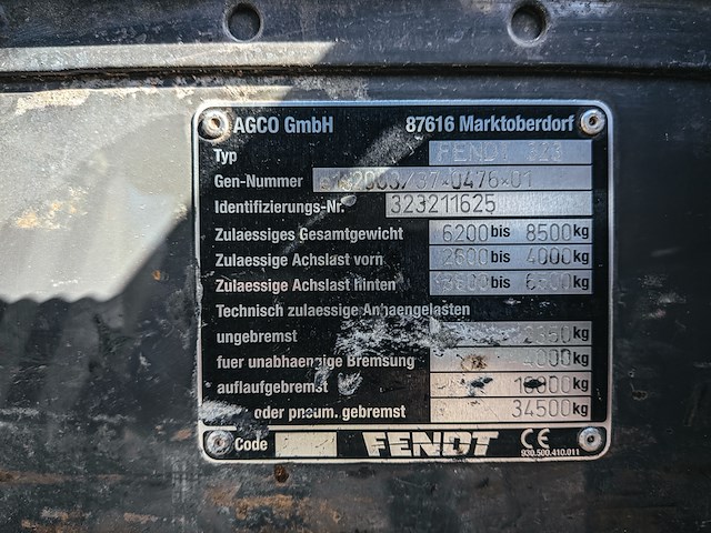 Land- of bosbouwtrekker, fendt, 310 vario, 2014, met voorlader en bulklaadbak - afbeelding 25 van  45