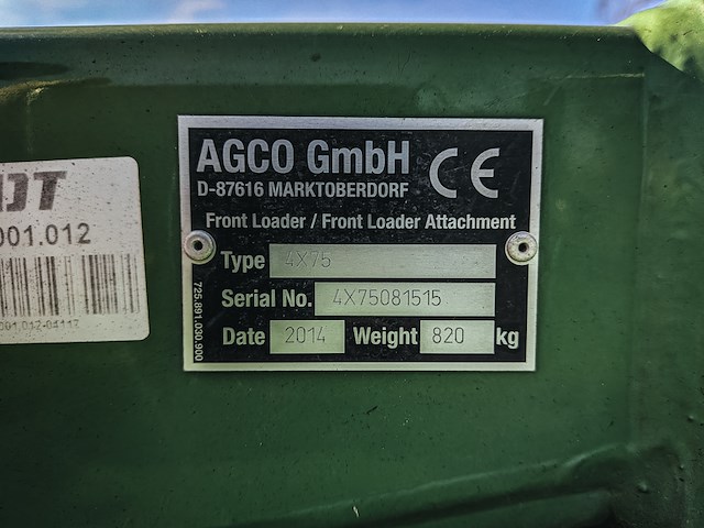 Land- of bosbouwtrekker, fendt, 310 vario, 2014, met voorlader en bulklaadbak - afbeelding 40 van  45