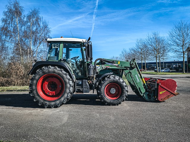 Land- of bosbouwtrekker, fendt, 310 vario, 2014, met voorlader en bulklaadbak - afbeelding 42 van  45