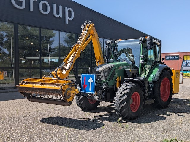 Land- of bosbouwtrekker, fendt, 312 vario, 2015, met maaiarm, herder - afbeelding 23 van  47