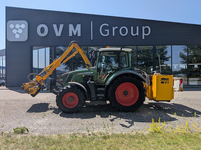 Land- of bosbouwtrekker, fendt, 312 vario, 2015, met maaiarm, herder - afbeelding 34 van  47