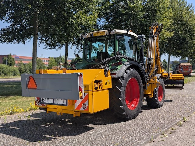 Land- of bosbouwtrekker, fendt, 312 vario, 2015, met maaiarm, herder - afbeelding 45 van  47