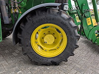 Land- of bosbouwtrekker, john deere, 5080r, 2010, met voorlader en schepbak - afbeelding 10 van  37