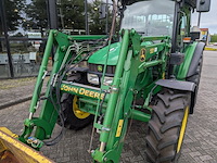 Land- of bosbouwtrekker, john deere, 5080r, 2010, met voorlader en schepbak - afbeelding 36 van  37