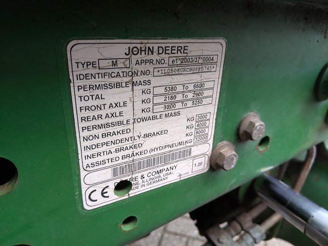Land- of bosbouwtrekker, john deere, 5080r, 2012 - afbeelding 17 van  35
