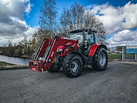 Land- of bosbouwtrekker, massey ferguson, 5711 sl, 2016, met voorlader, ålö mf 946
