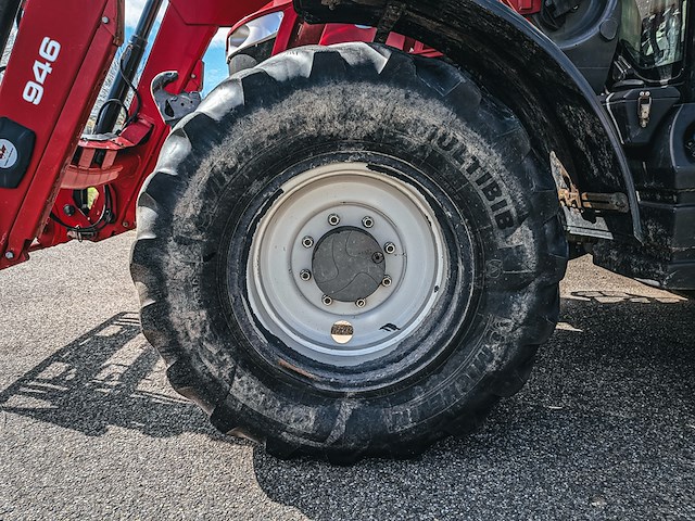 Land- of bosbouwtrekker, massey ferguson, 5711 sl, 2016, met voorlader, ålö mf 946 - afbeelding 19 van  44