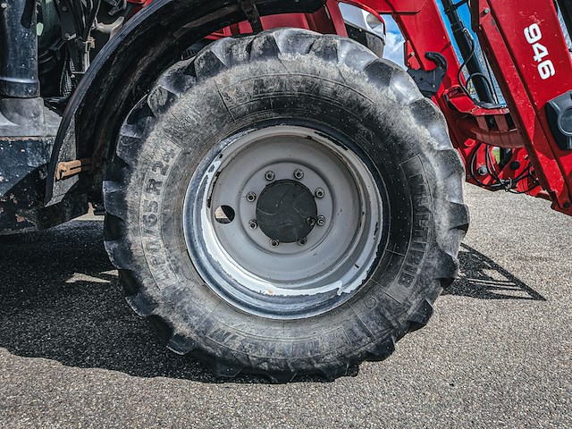 Land- of bosbouwtrekker, massey ferguson, 5711 sl, 2016, met voorlader, ålö mf 946 - afbeelding 22 van  44