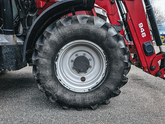 Land- of bosbouwtrekker, massey ferguson, 5711 sl, 2016, met voorlader, ålö mf 946 - afbeelding 20 van  46