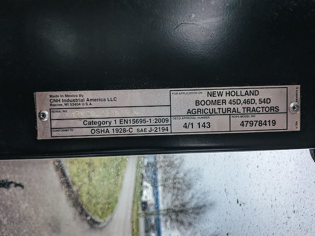 Land- of bosbouwtrekker, new holland, boomer 54d, 2020, (320 gebruiksuren) - afbeelding 32 van  43