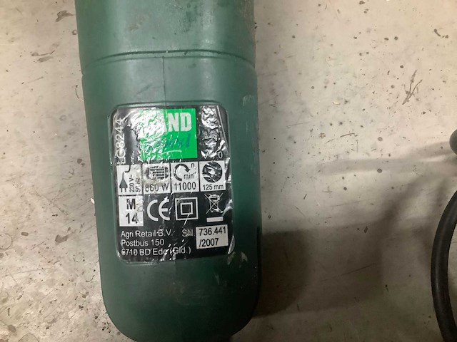 Land goed lg8244 haakse slijpmachine - afbeelding 4 van  4