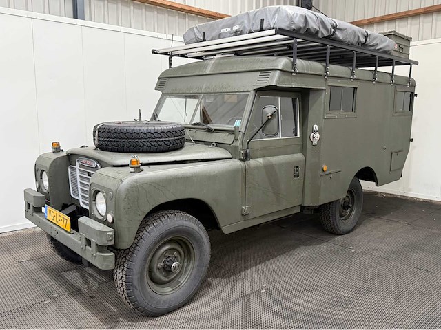 Land rover - 109 - camper - daktent - oldtimer - 1981 - afbeelding 12 van  58