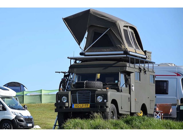 Land rover - 109 - camper - daktent - oldtimer - 1981 - afbeelding 49 van  58
