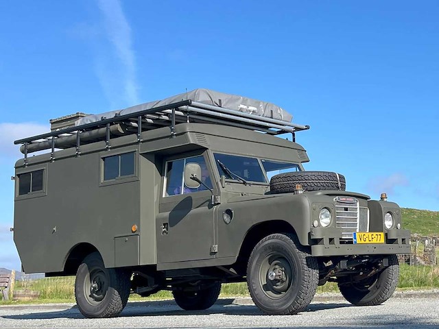 Land rover - 109 - camper - daktent - oldtimer - 1981 - afbeelding 50 van  58
