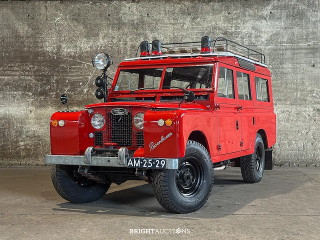 Land rover 109 series ii brandweer 78pk 1969, am-25-29 - afbeelding 1 van  78