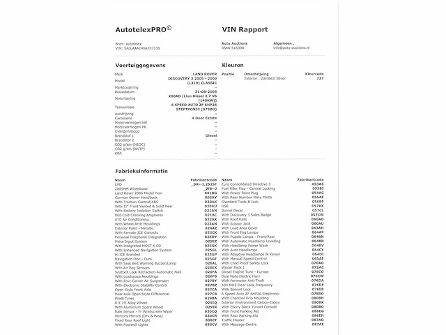 Land rover discovery 2.7 tdv6 hse 2005 automaat, 52-spr-9 - afbeelding 30 van  37