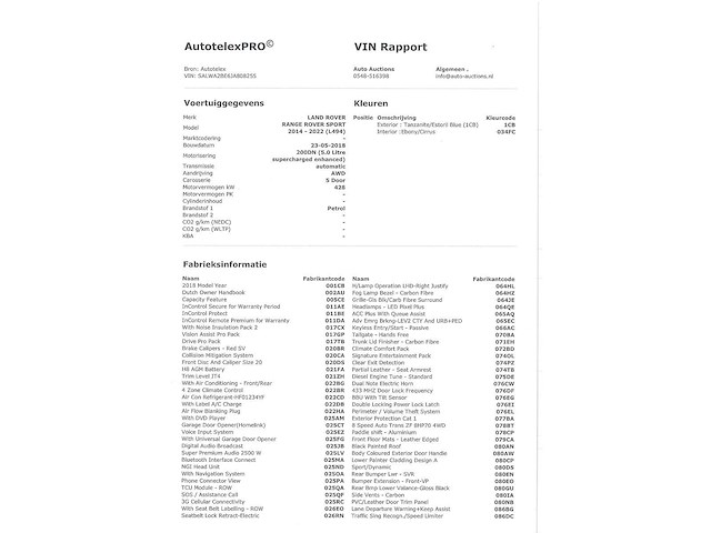 Land rover range rover sport 5.0 v8 sc svr 567pk automaat 2018, tb-701-n - afbeelding 42 van  49