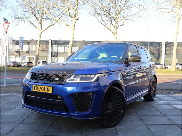 Land rover range rover sport 5.0 v8 sc svr 567pk automaat 2018, tb-701-n - afbeelding 1 van  49