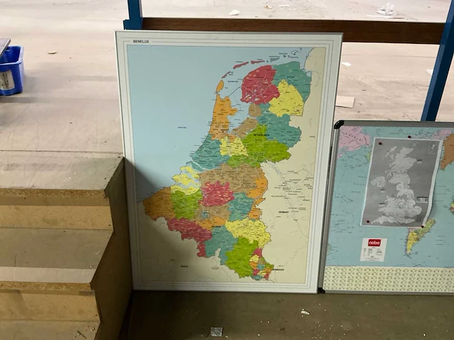 Land / wereld kaarten (5x) - afbeelding 2 van  6