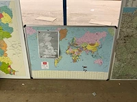 Land / wereld kaarten (5x) - afbeelding 3 van  6