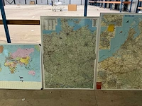 Land / wereld kaarten (5x) - afbeelding 4 van  6
