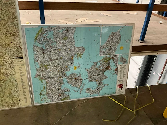 Land / wereld kaarten (5x) - afbeelding 6 van  6