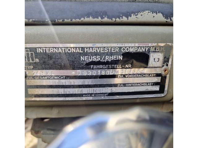 Landbouw tractor, international, 743xl, s/n. b4338d - afbeelding 13 van  47