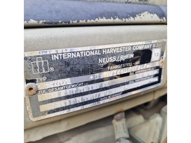 Landbouw tractor, international, 743xl, s/n. b4338d - afbeelding 14 van  47