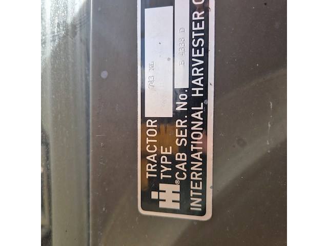 Landbouw tractor, international, 743xl, s/n. b4338d - afbeelding 38 van  47