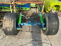 Landbouwas met dubbele wielen en hydraulisch remsysteem (435/50r19.5) - afbeelding 2 van  13