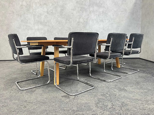 Lande ping - 2in1 design pingpong/ conferentieset 240x120 - afbeelding 1 van  27