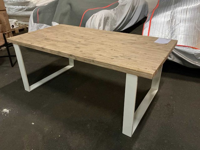 Landelijk eetkamertafel 190cm - afbeelding 1 van  4