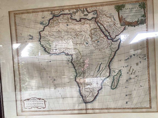 Landkaart afrika - afbeelding 4 van  5
