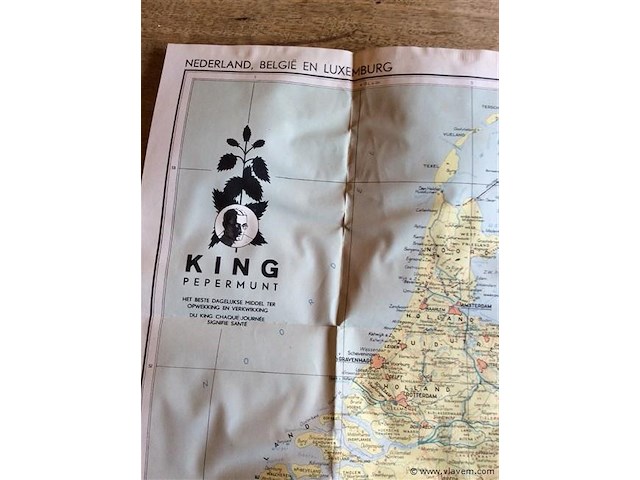 Landkaart benelux (king) - afbeelding 2 van  4