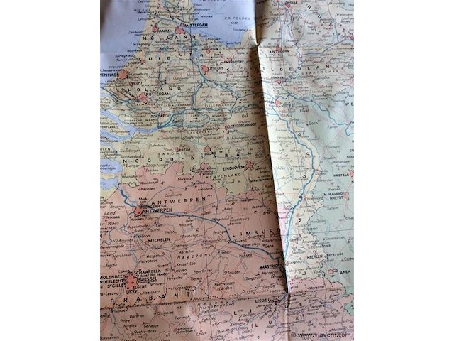 Landkaart benelux (king) - afbeelding 3 van  4