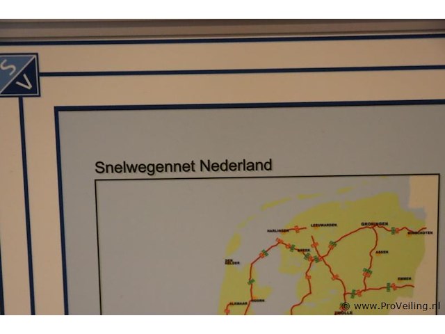 Landkaart nederland - 120x90cm - afbeelding 3 van  5