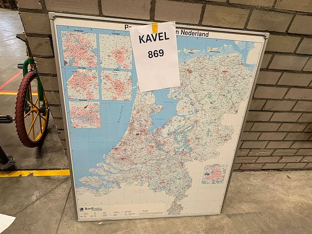 Landkaart nederland - afbeelding 2 van  2