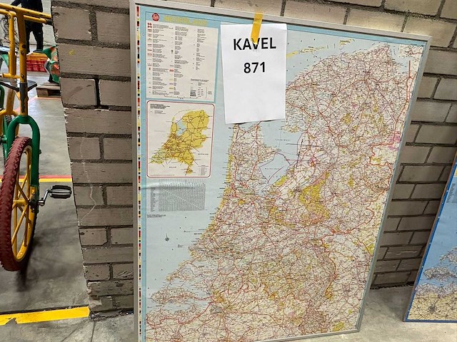 Landkaart nederland - afbeelding 2 van  2