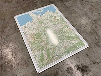 Landkaart van duitsland wegenkaart op whiteboard - afbeelding 4 van  5