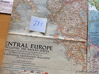 Landkaarten divers oa centraal europa - afbeelding 2 van  2