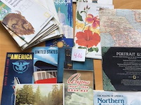 Landkaarten en folders amerika - afbeelding 1 van  3
