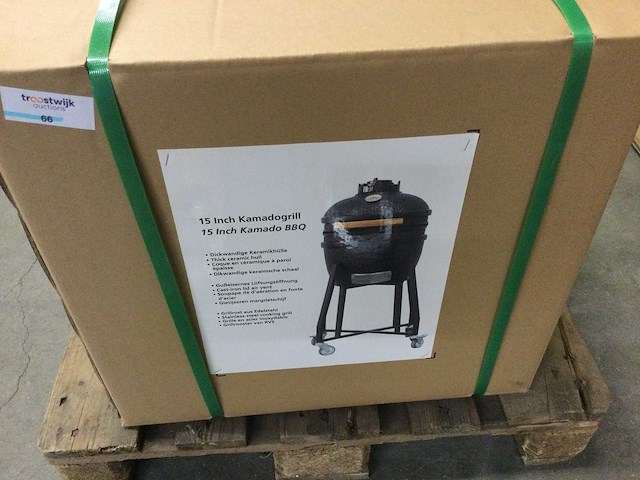 Landmann - 15 inch - kamado 15 inch houtskool bbq - afbeelding 2 van  4