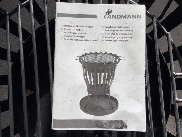 Landmann - houtskool bbq - afbeelding 3 van  4